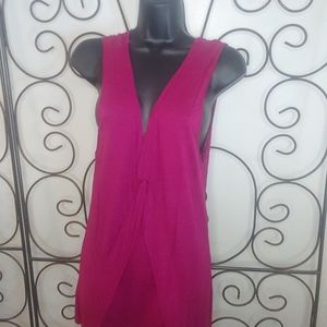 Cable & Gauge fuchsia mini or long top. XL